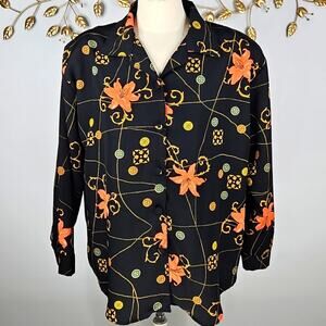 Vintage Dodi "Rayon" Blouse Size 1X